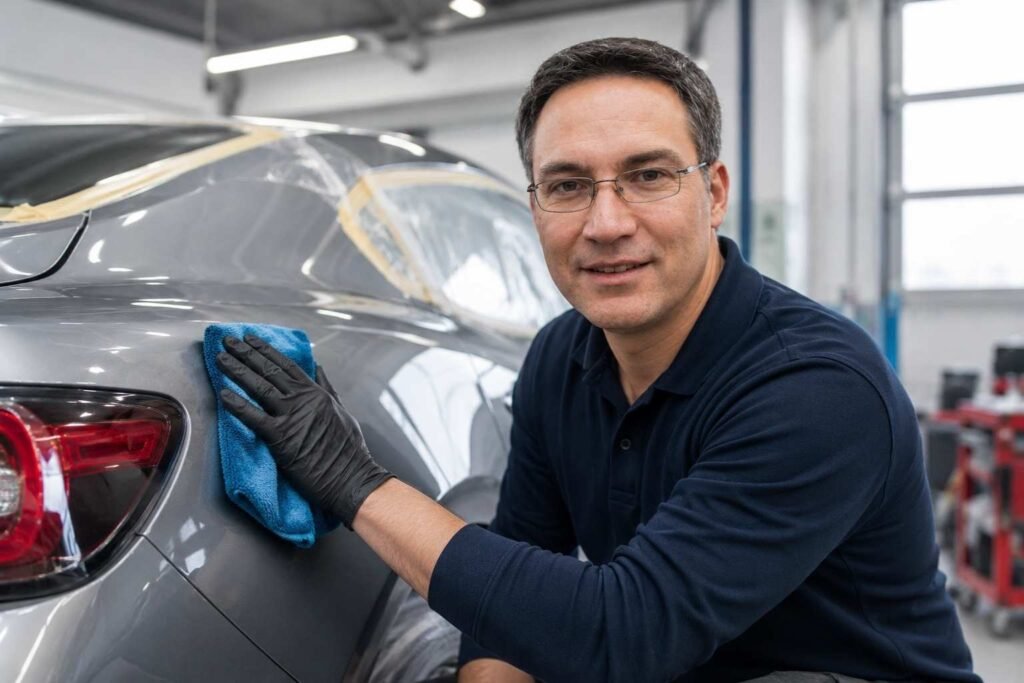How to Clean a Car After Body Repair
