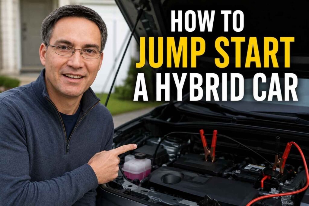 how to jump start a hybrid car